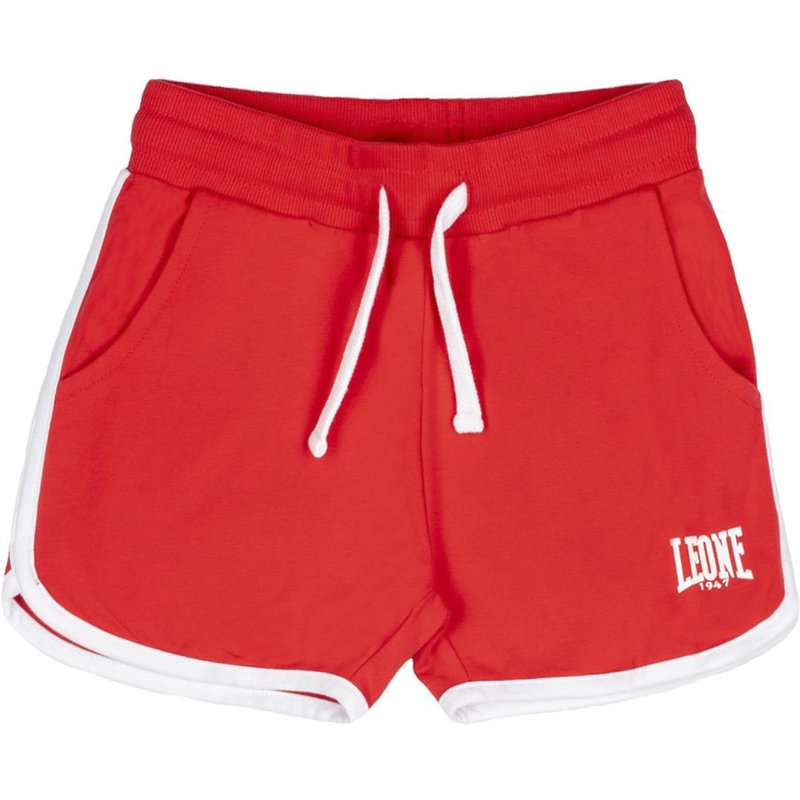 Leone Sportliche Mädchenshorts aus ungebürsteter Baumwolle