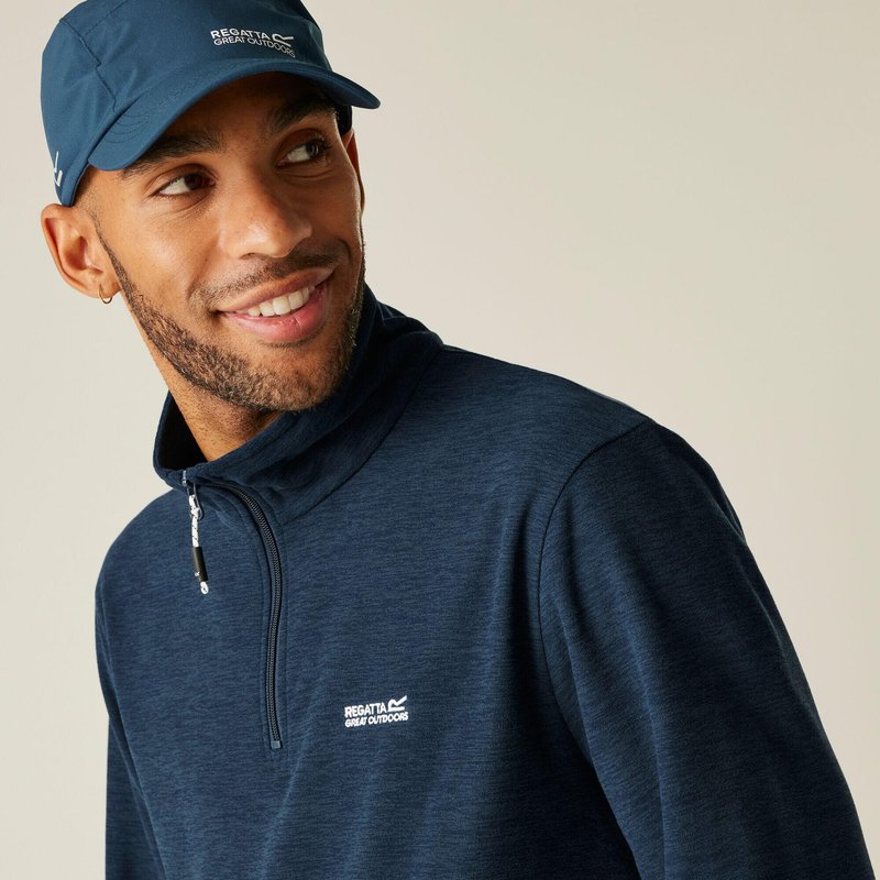 Herren Thompson Marl Half Zip Fleece