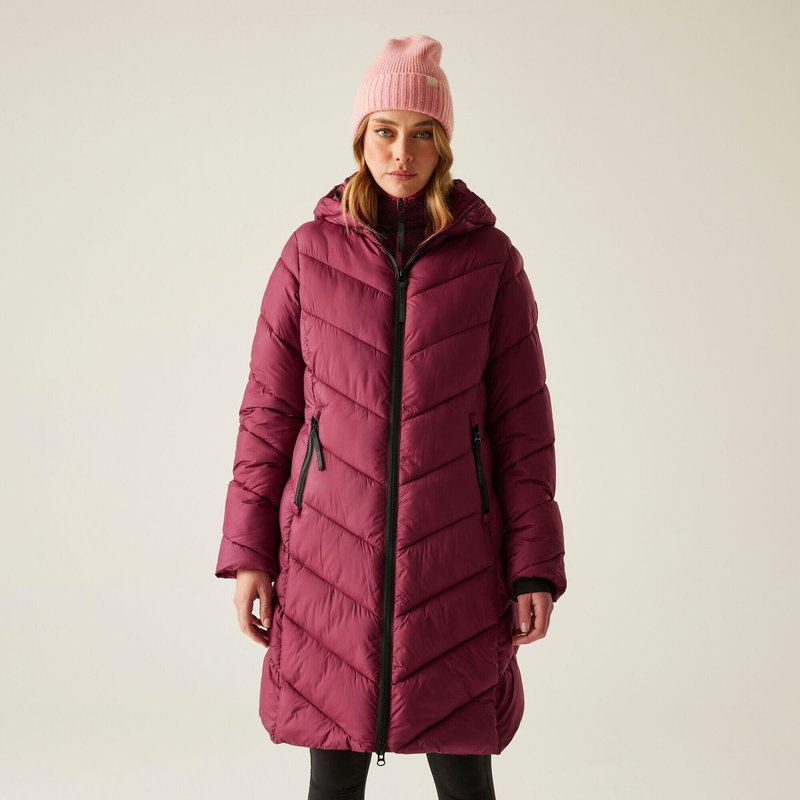 Anita Wasserabweisende Wärmende Steppjacke mit Kapuze für Damen