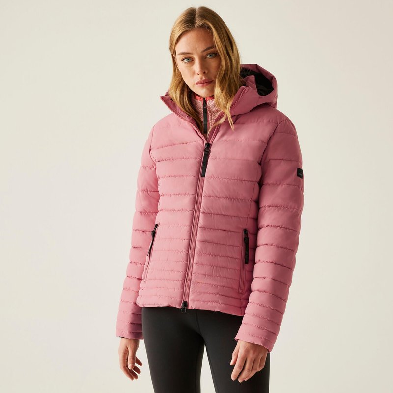 Kelane Wasserabweisende Wärmende Steppjacke mit Kapuze für Damen