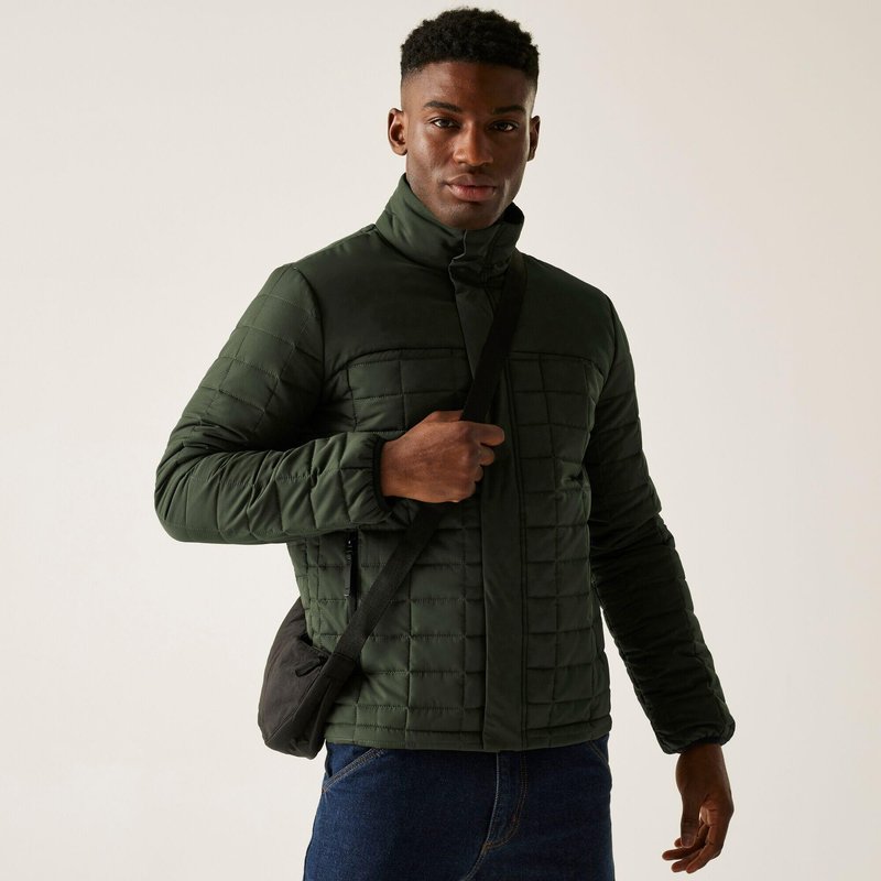 Haire Isolierte Kapuzen-Steppjacke für Herren