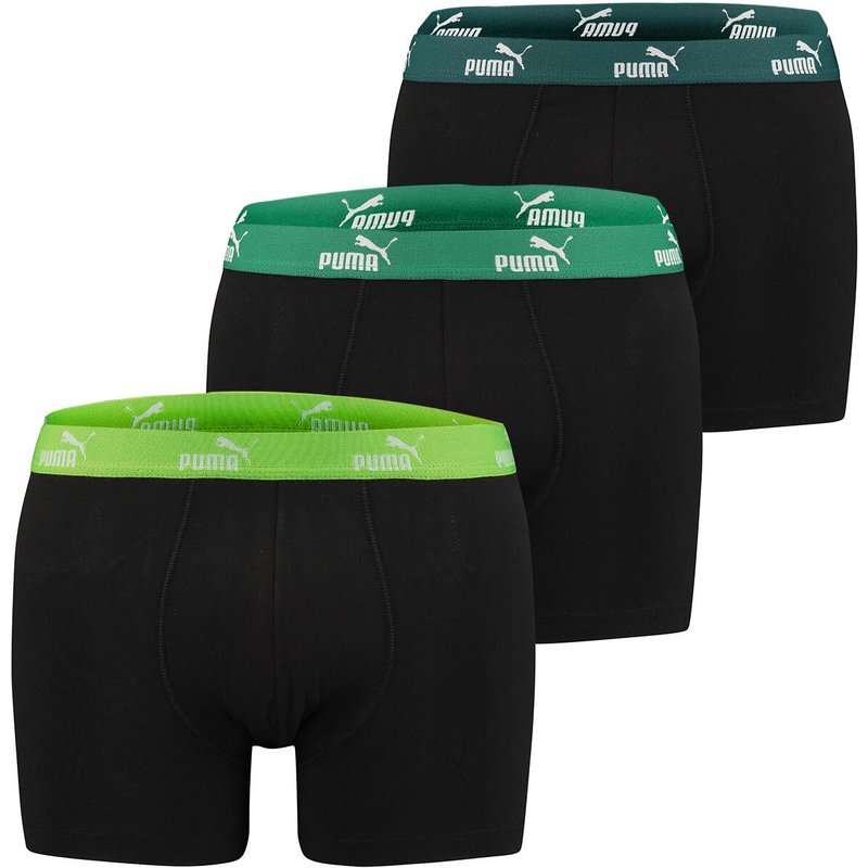 3er Pack Puma Elements Boxer Boxershorts Herren Unterwäsche sportliche Retro