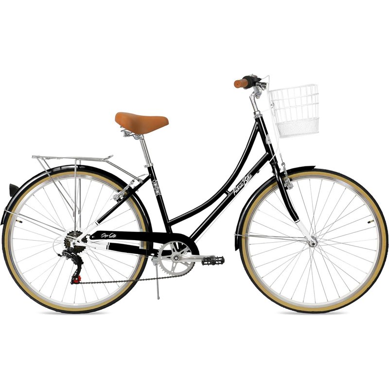 FabricBike Step City – Damen-Hollandrad, 7-Gang Shimano. Black