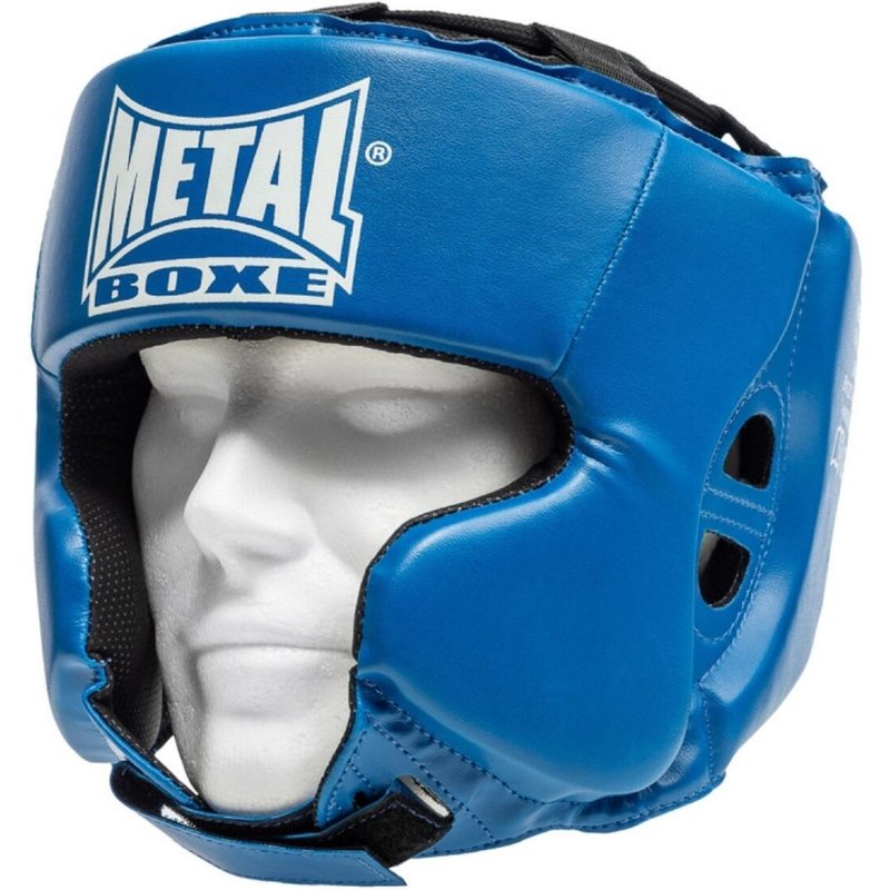 Metal Boxe Casque Entr. Pu Bleu Adulte