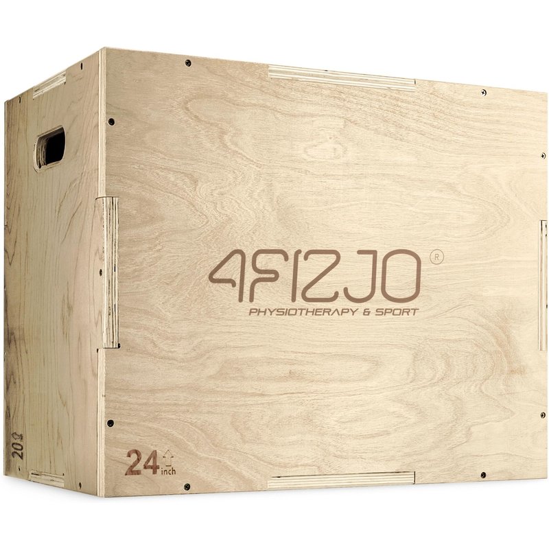 Plyometrische Kiste 50x60x75 cm Sprungbox Funktionales Training 4FIZJO