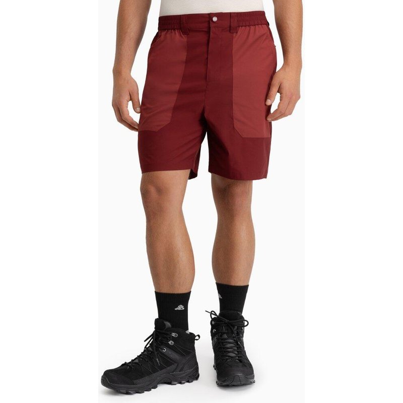 Men Hiking ’s water-repellent shorts Range Maroon Maroon