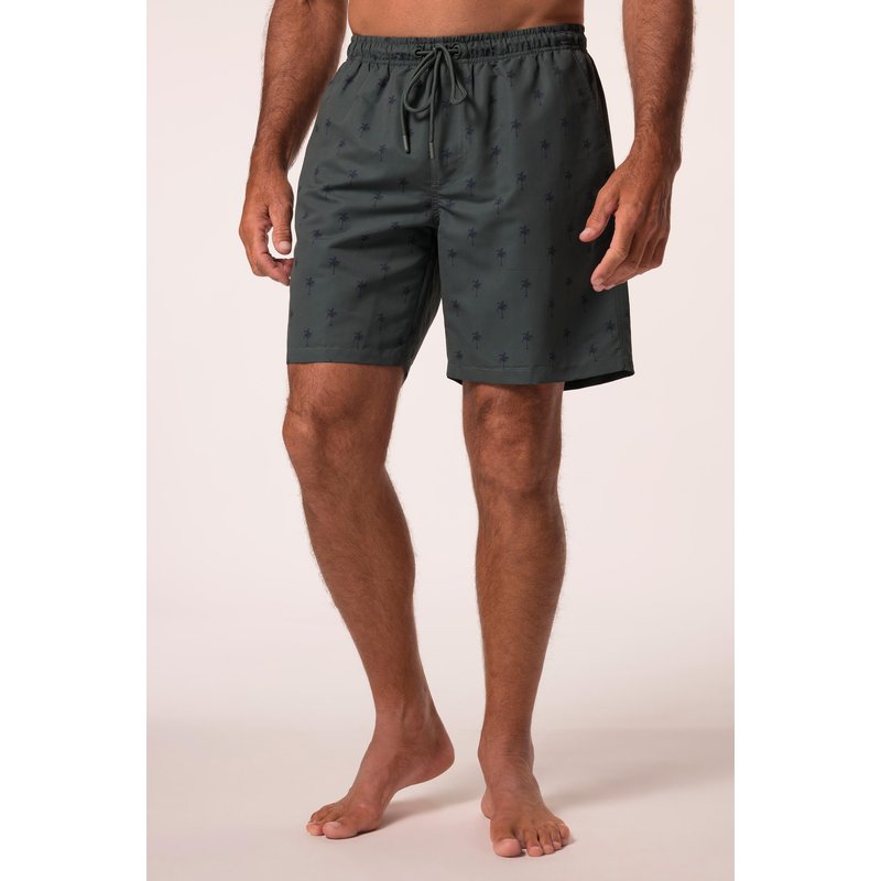 Herren Badeshorts Beachwear Elastikbund Minimal Print