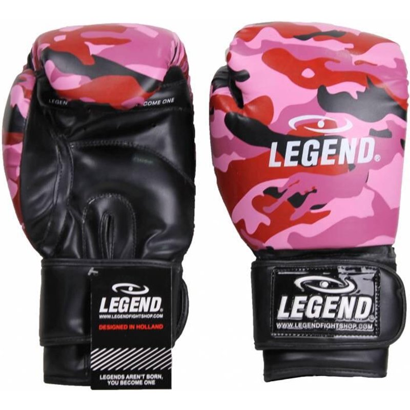 Powerfit & Protect Boxhandschuhe Damen Camo Pink PU