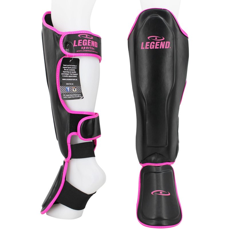 Kickbox-Schienbeinschoner Legend Best Ladies Pink PU