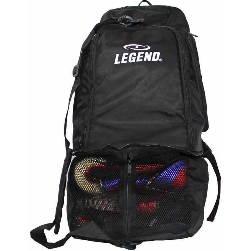 Sporttasche Legend anpassbare Rucksacktasche 2 in 1 schwarz
