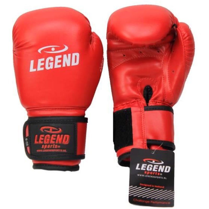 Kinder-Boxhandschuhe 4–8 Jahre, Rot, 4oz/6oz PU