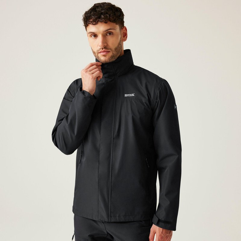 Herren Wandern Jacke Wasserdicht - Matt II, blau