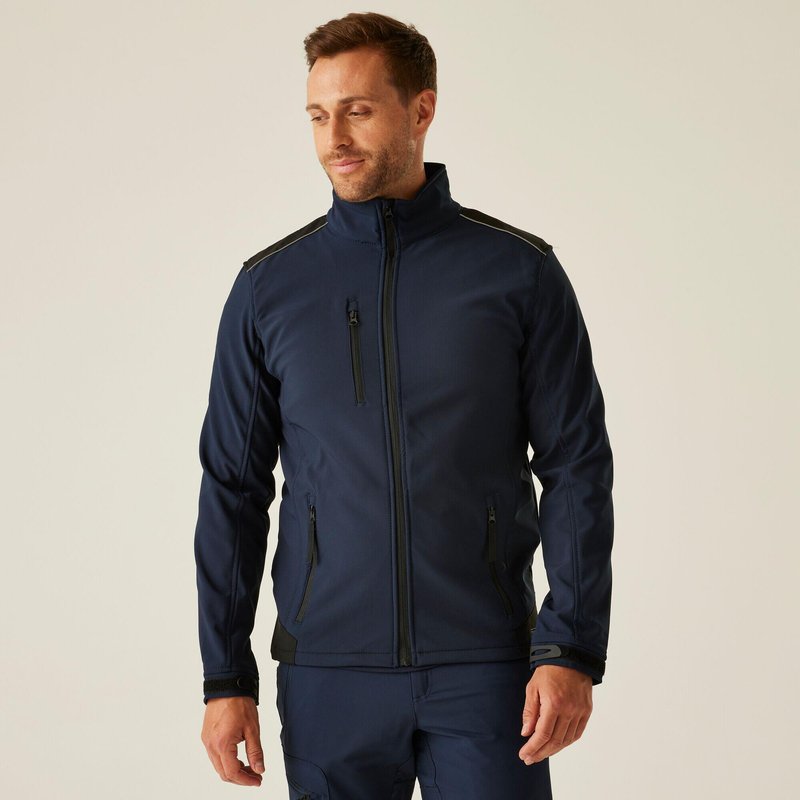 Herren Wandern Jacke - Sandstorm Softshell, schwarz