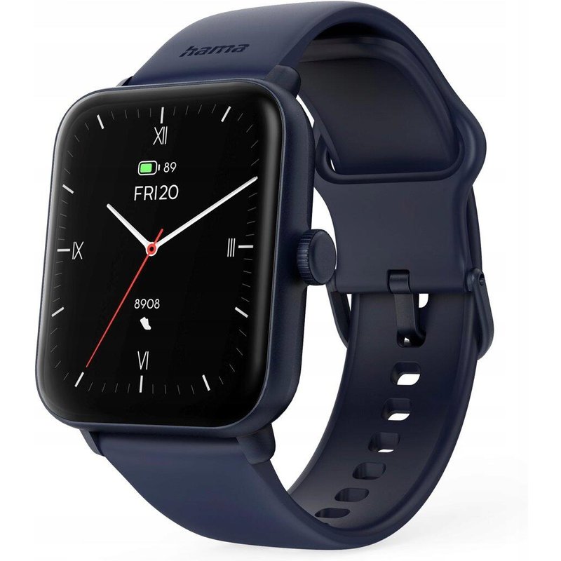 HAMA Smartwatch 6010 GPS, 44 mm, Telefonfunktion, Blau