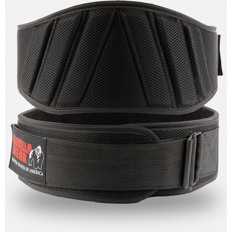 6 inch Padded Mesh Hebegürtel - Schwarz