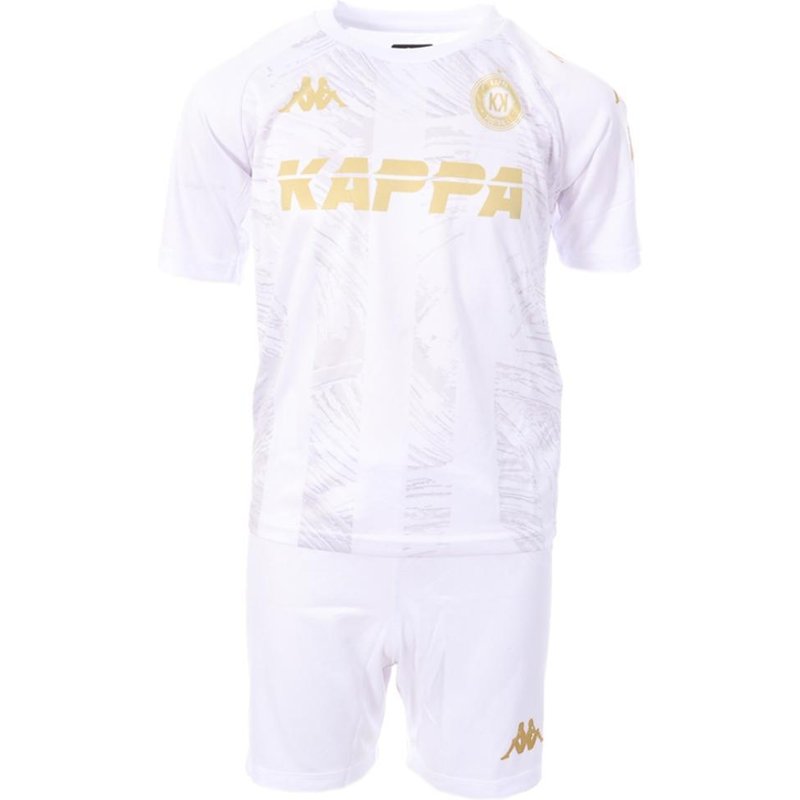 Kappa Marcelo Fußball Trikot Set für Jungen, Weiß