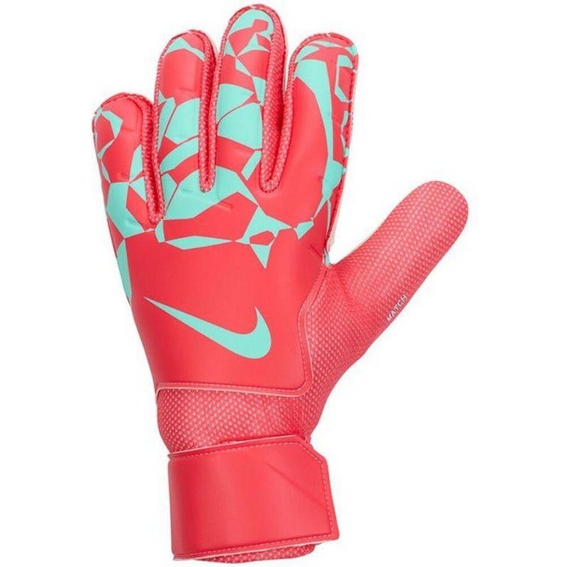 TorhüterHandschuhe für HerrenDamen Unisex Spiel Damen und Herren Weiß/Rot