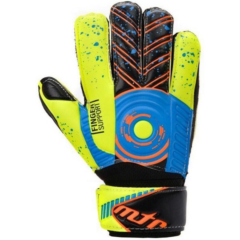 "Defense" TorhüterHandschuhe für Kinder Gelb/Schwarz/Blau
