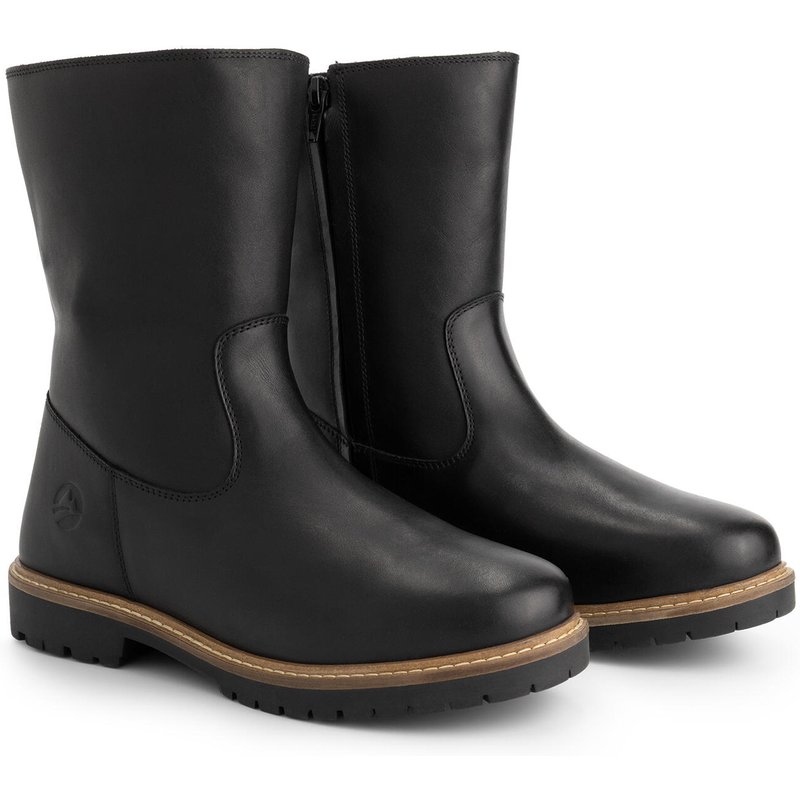 Nexo Damen – Stiefel – mit Wolle gefüttert – Schwarz