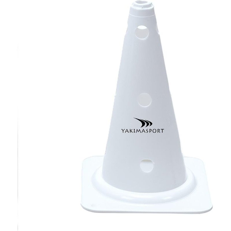 Trainingspylon 38 cm, Weiß