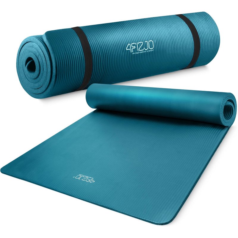 Yogamatte NBR Gymnastikmatte Fitnessmatte 190 x 100 x 1,5 cm