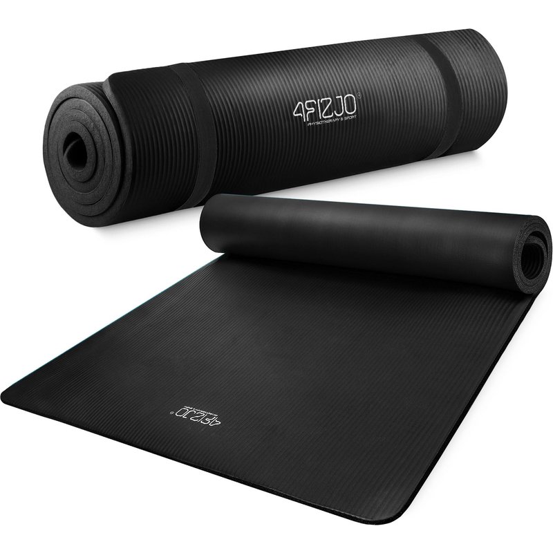 Yogamatte NBR Gymnastikmatte Fitnessmatte 190 x 100 x 1,5 cm
