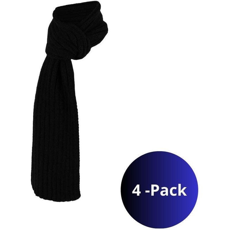 Grobstrickschal für Herren, 4er-Pack, Einheitsgröße