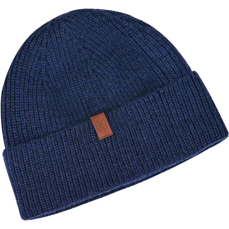 70 % Merinowolle Mütze - Premium Gestrickte Wintermütze - Norwick