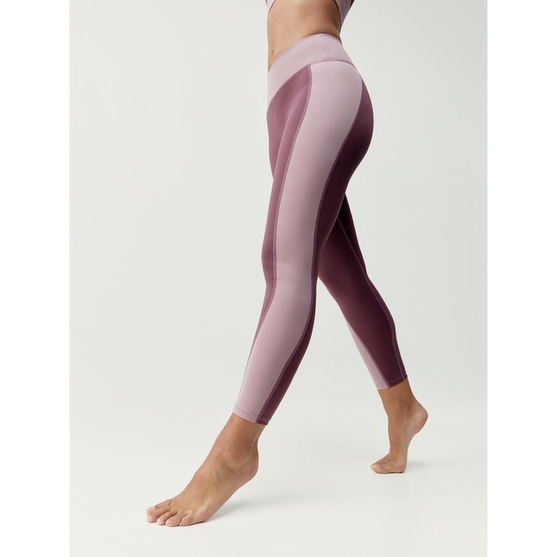 Sportleggings Damen Maiko 7/8-Länge mittelhoher Bund formender Effekt