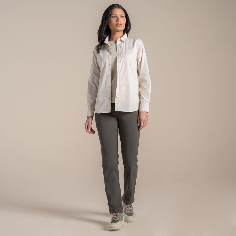 Damen-Kiwi-Langarmshirt mit Insektenbarriere