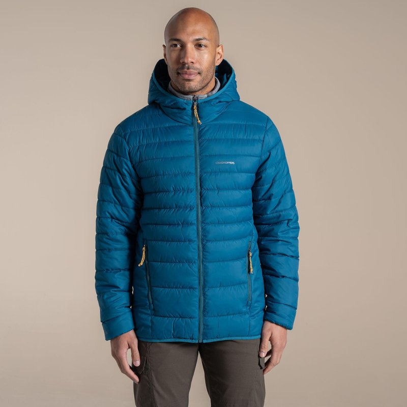 Compresslite Isolierte Kapuzen-Steppjacke für Herren
