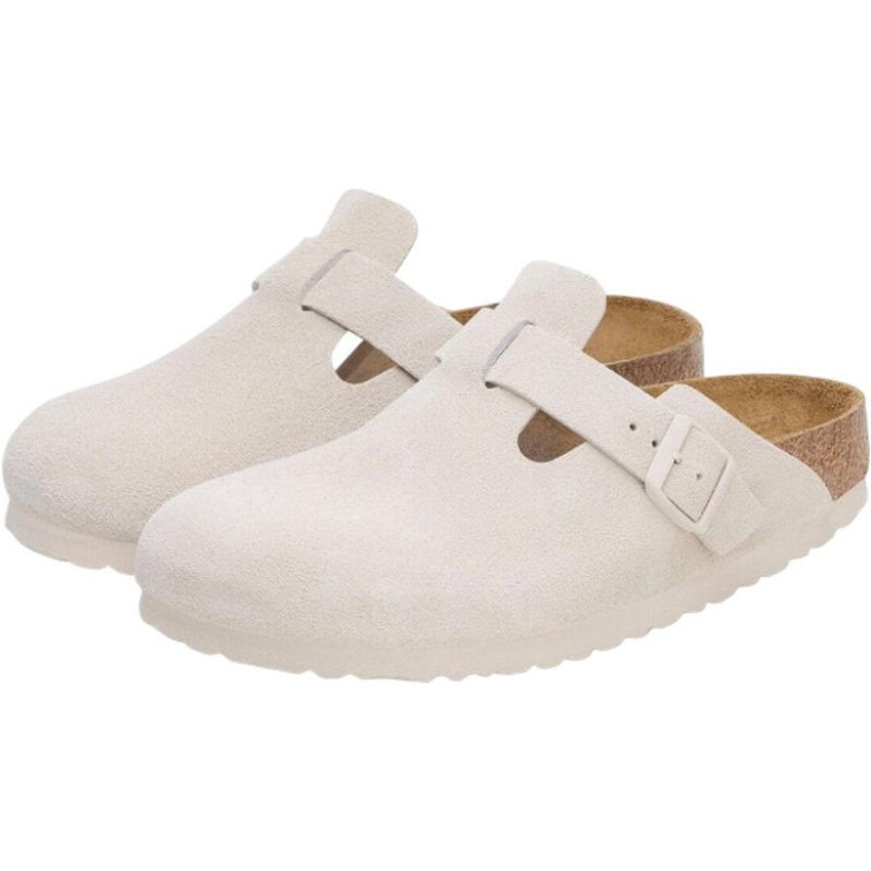 Schuhe Boston Antique White Suede