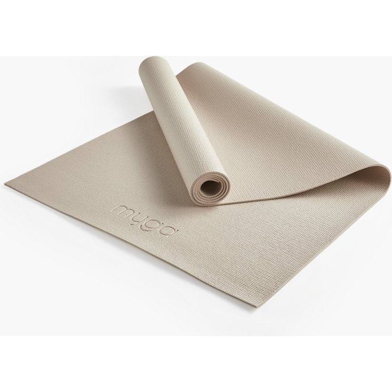 Yogamatte - Sand - Rutschfeste Übungsmatte für Yoga & Fitness