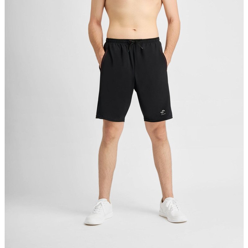 Laufshorts Herren komfortable Laufhose mit Handytasche schwarz
