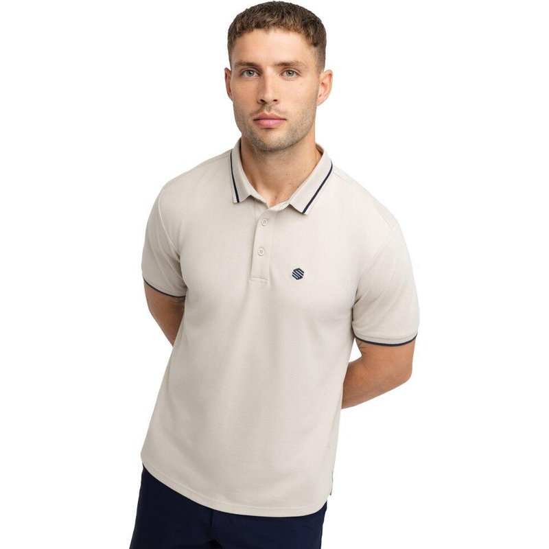 Men Golf 's pique polo shirt Pinehurst Sand Beige