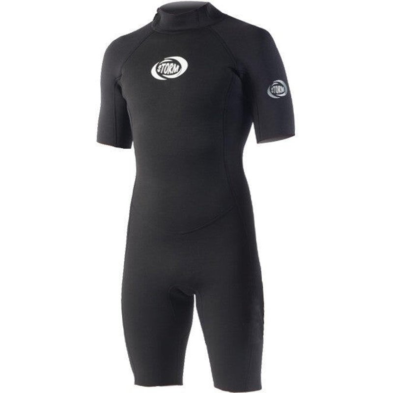 STORM – Junior-Surfanzug – Shorty 2/2 mm – Reißverschluss hinten – Schwarz