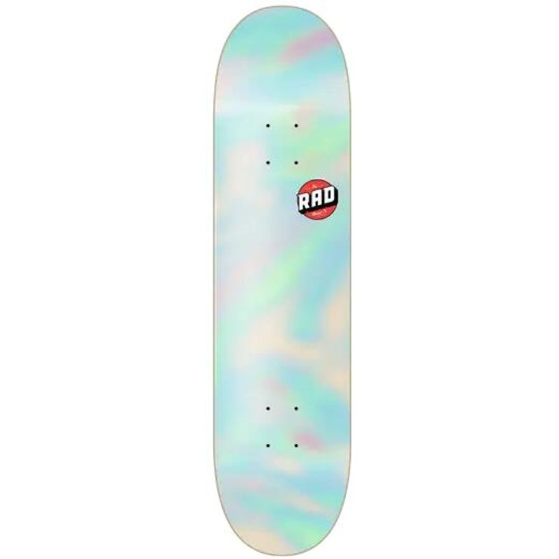 RAD Blank Logo Skateboard Deck - 7.75" - Holographic