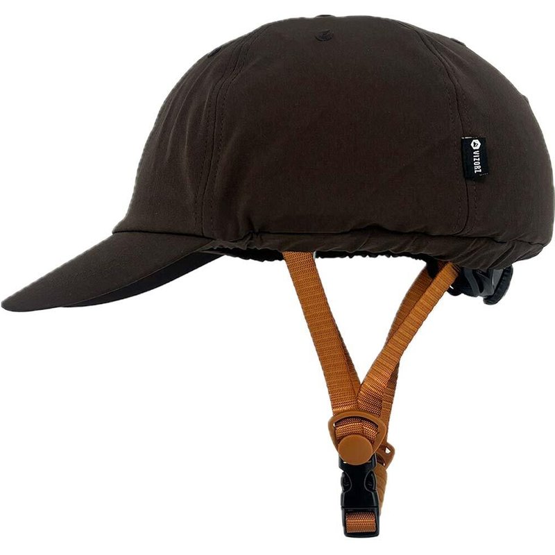 Fahrradhelm Vizorz SwitchCap - Brown base cap