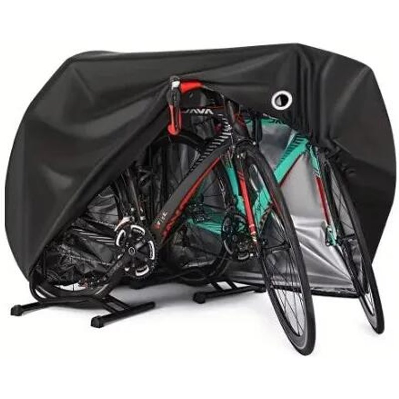 fahrradabdeckung für 2–3 räder wasserfest uv- und staubschutz