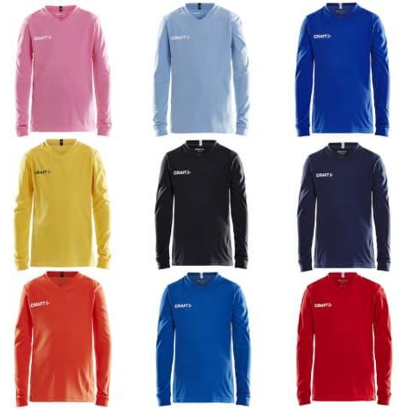 Craft Kinder Langarm Trikot Squad Jersey Solid LS Jr 1906886