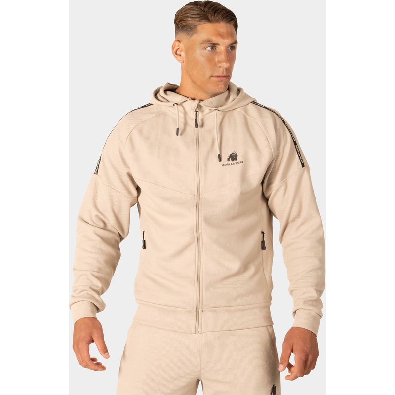 Harvey Mit Kapuze Trainingsjacke - Beige