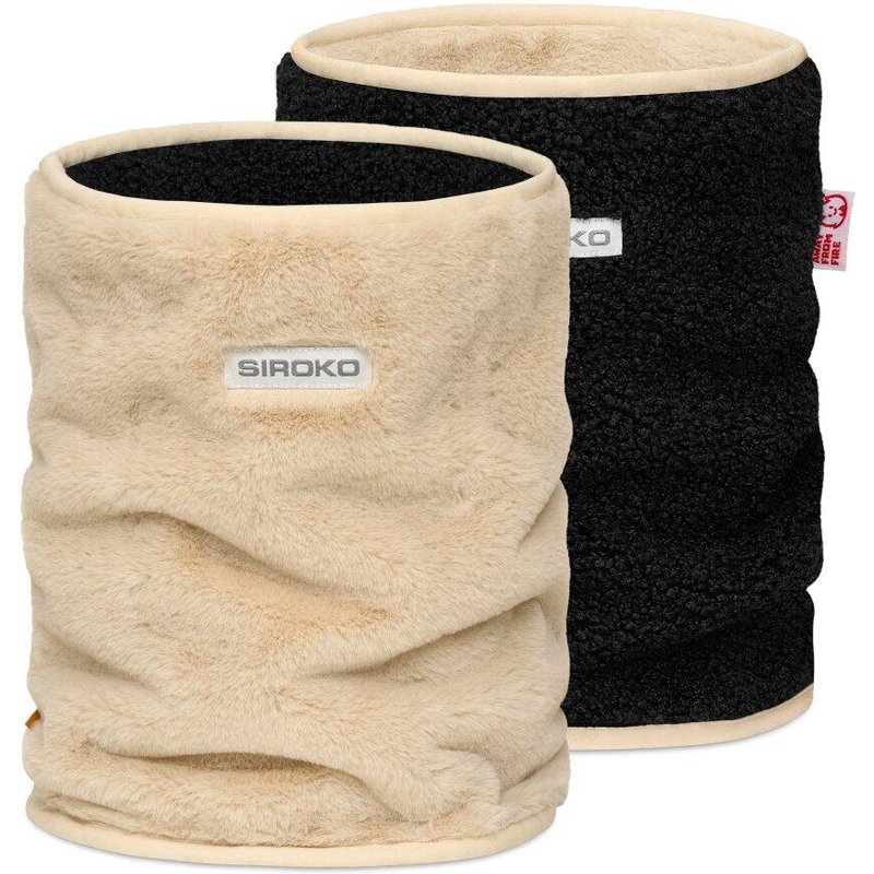 Kids Lifestyle ’ reversible sherpa & microfleece neck warmer Choice Mini Beige