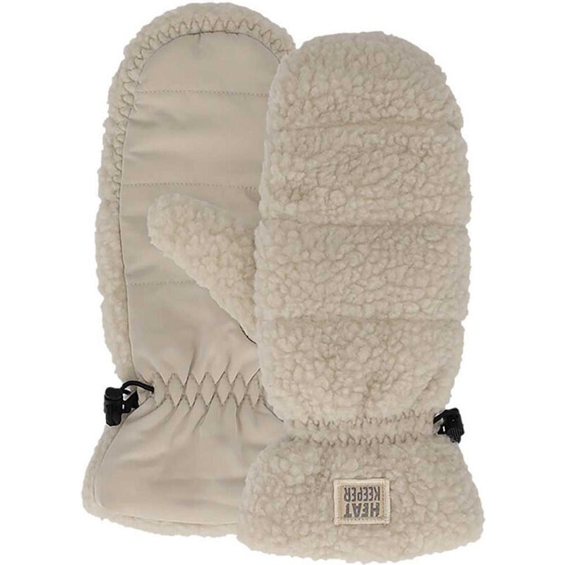 Heatkeeper Damen Thermo-Fäustlinge Teddy Weiß
