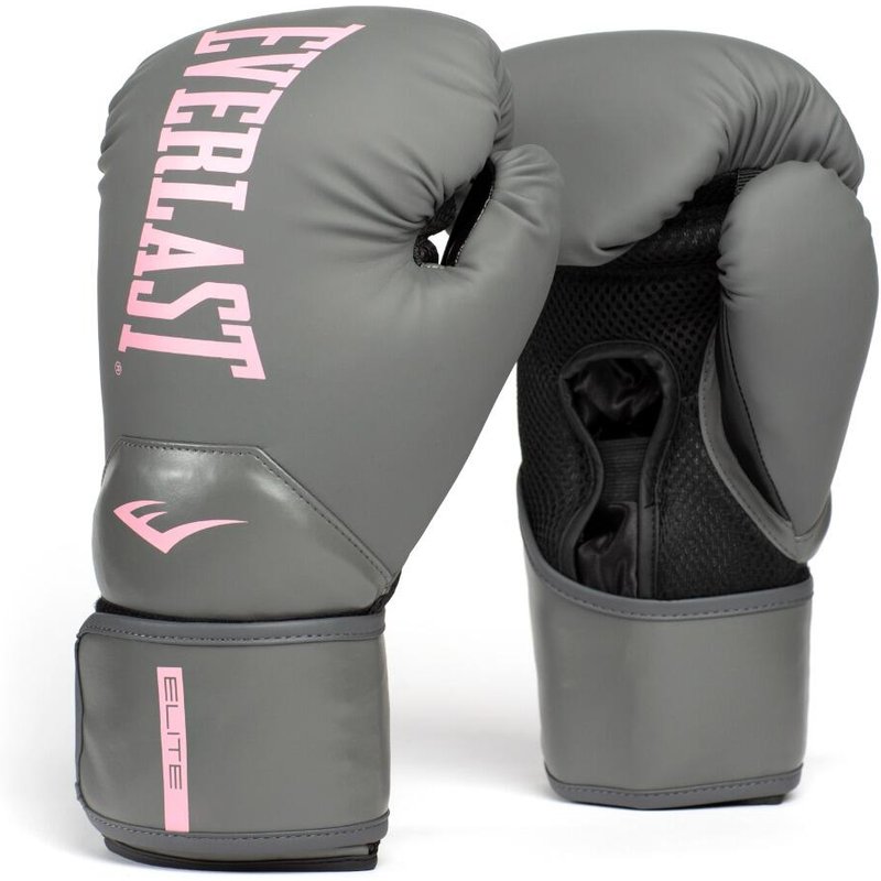 Everlast Elite 2 Boxhandschuhe | Grau/Rosa | 10-OZ