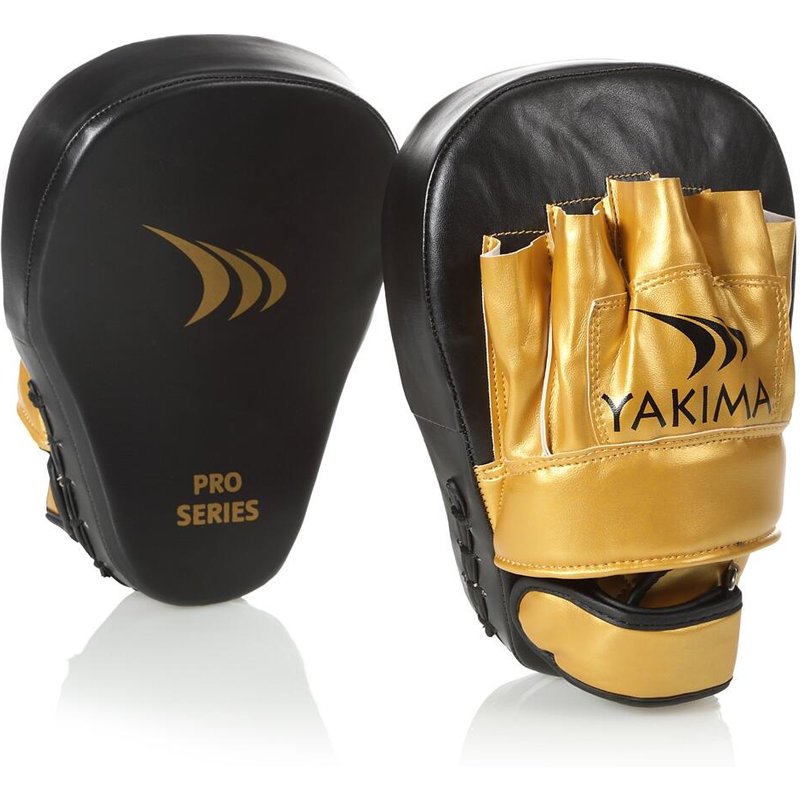 MAX Trainer-Pad, PU-Schaum, SHOCK ABSORBER, schwarz-gold