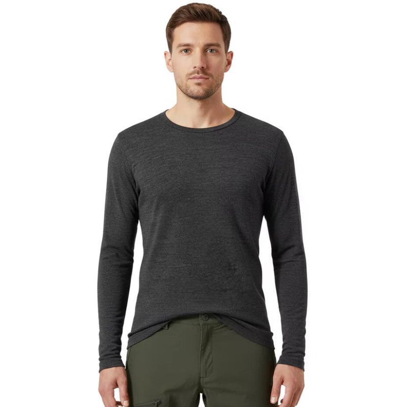 Herren-T-Shirt aus 100% Merinowolle mit langen Ärmeln - Finn 210