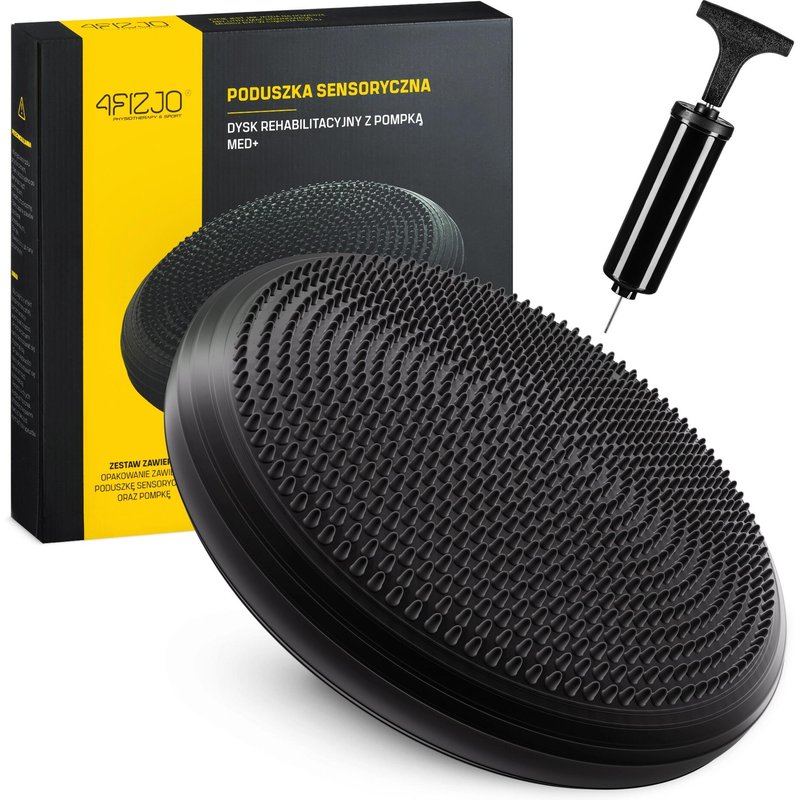 Sensorisches Kissen MED+ 4FIZJO Ballkissen Noppen Sitzkissen Inkl. Pumpe