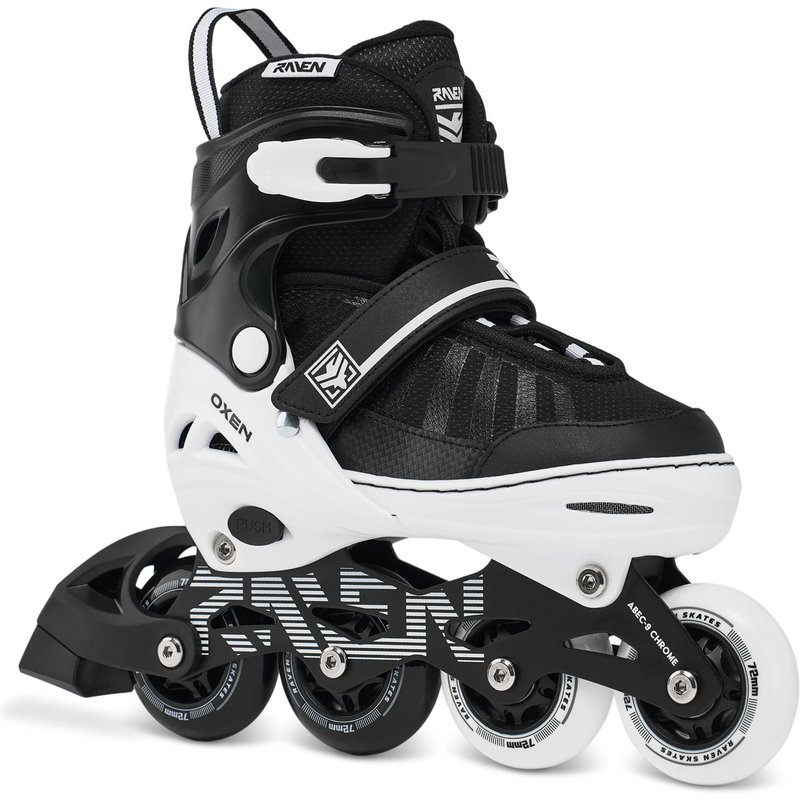 Verstellbare Rollschuhe Oxen Schwarz