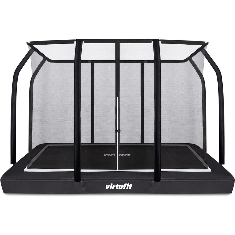 Premium-Bodentrampolin mit Sicherheitsnetz – rechteckig – 213 x 305 cm