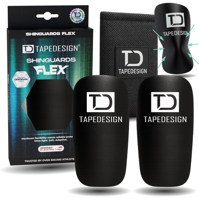 Schienbeinschoner Flex Schwarz